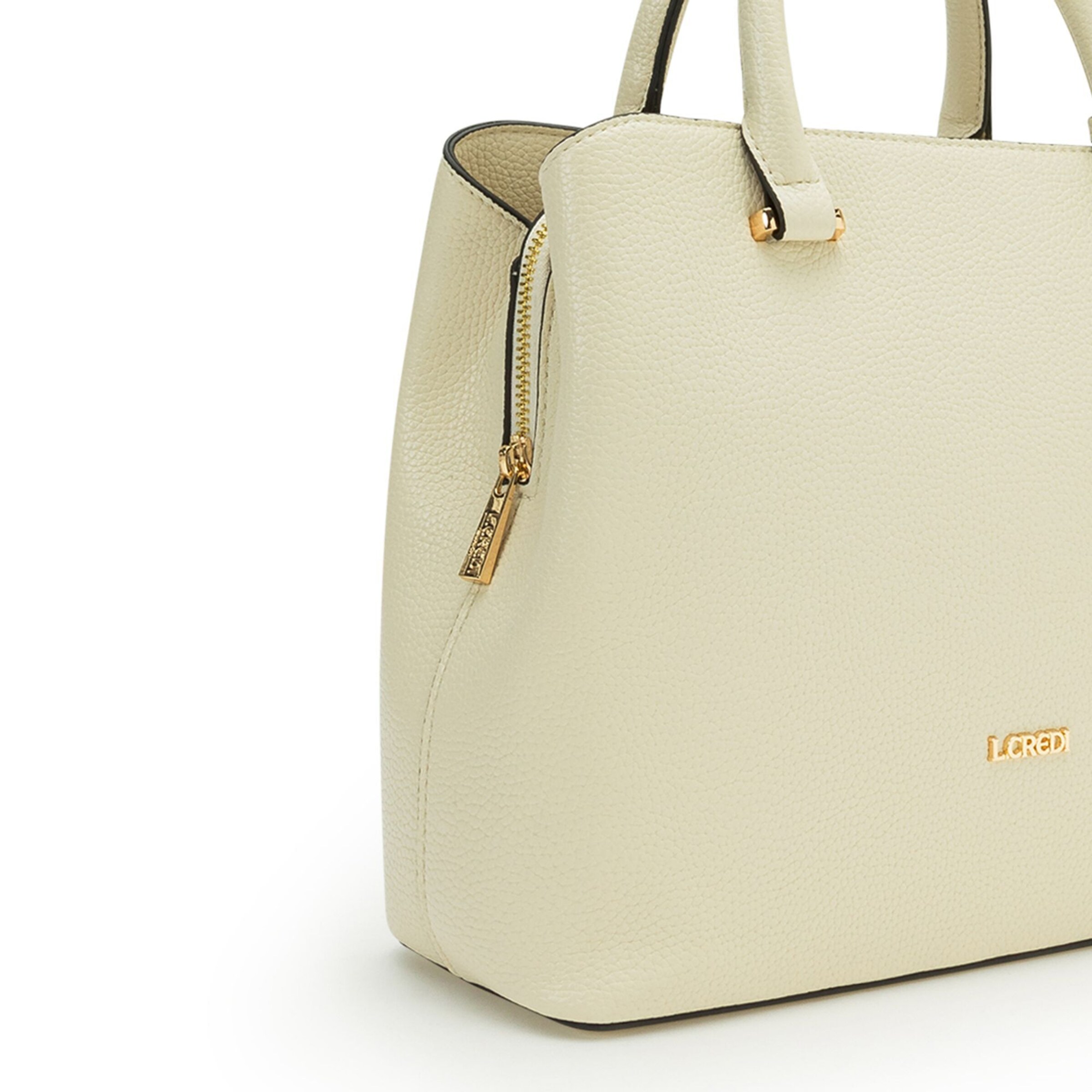 L.CREDI Handtasche 'Maxima' in Weiß