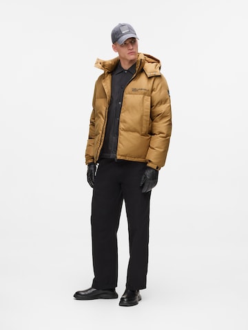 KARL LAGERFELD JEANS Winterjas in Bruin