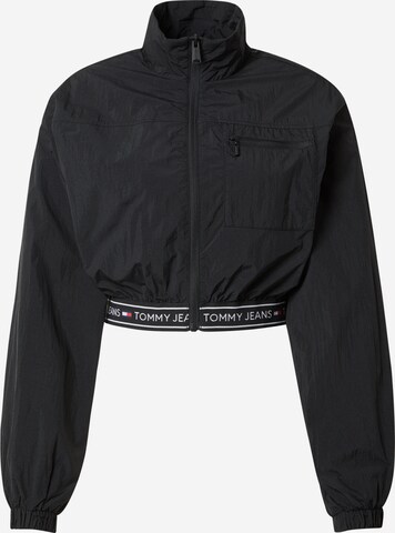 Tommy Jeans Overgangsjakke i sort: forside