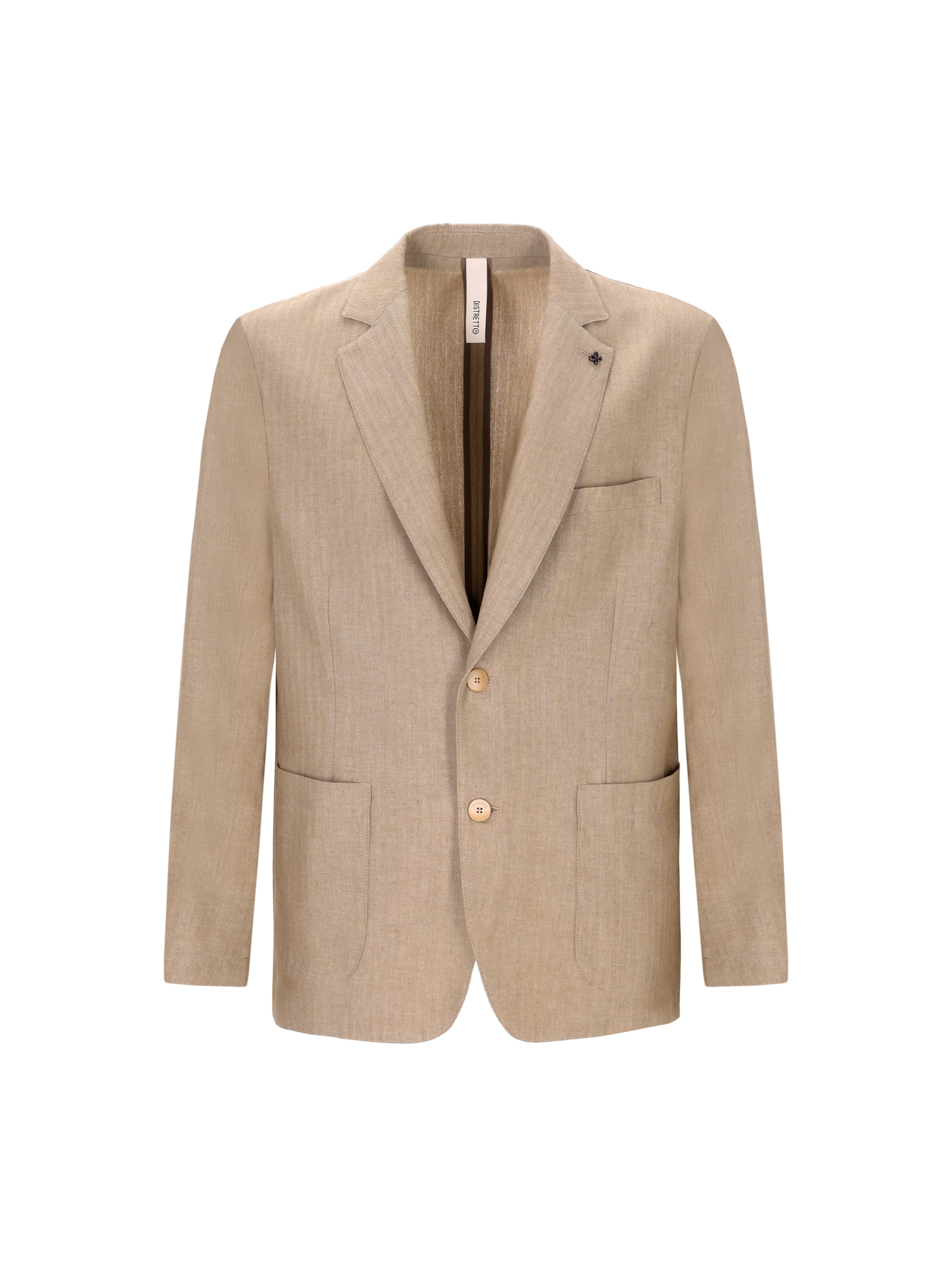 Regular fit Giacca da completo 'Trifoglio' di Distretto12 in beige: frontale