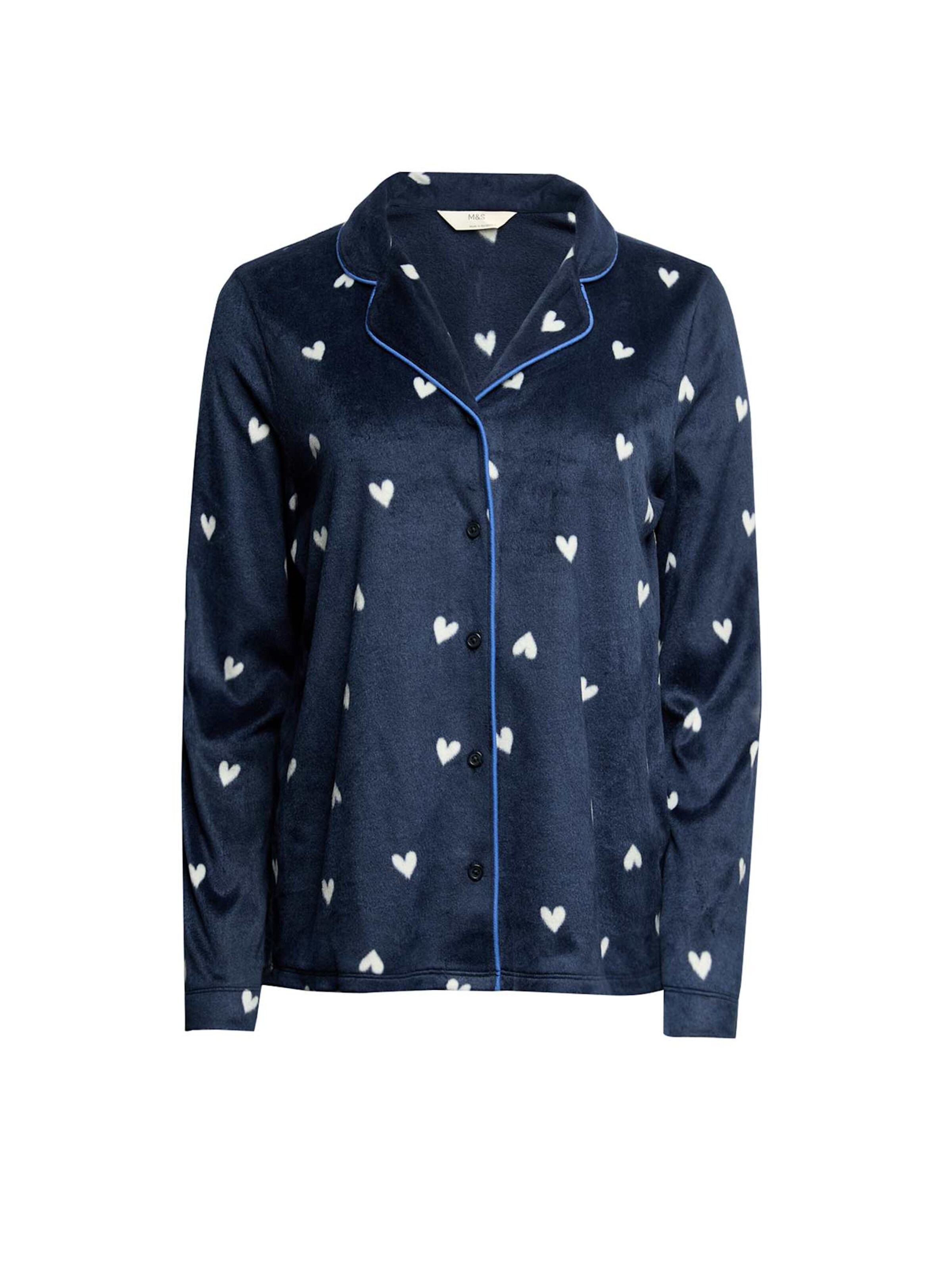 Marks & Spencer Pyjama in Blauw: voorkant
