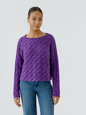 OUI Sweater 'Sirah' in Purple: front