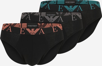 Slip di Emporio Armani in nero: frontale