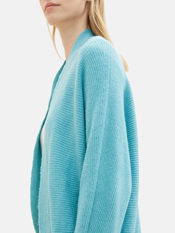 TOM TAILOR Knit Cardigan in Blue