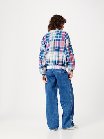 Tommy Jeans Přechodná bunda 'Tartan' – modrá