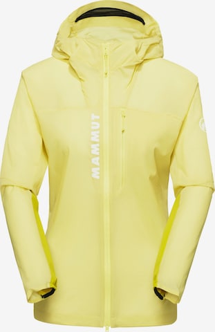 MAMMUT Outdoor Jacket in Yellow: front