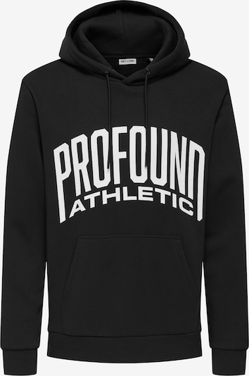 Megztinis be užsegimo 'ONSPROFOUND' iš Only & Sons, spalva – juoda / balta, Prekių apžvalga