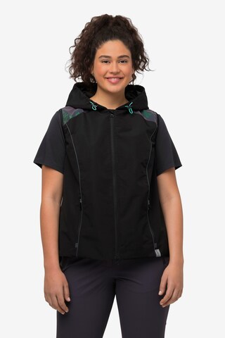 Ulla Popken Vest in Black: front