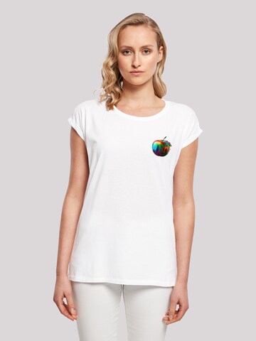 F4NT4STIC Shirt in Wit: voorkant