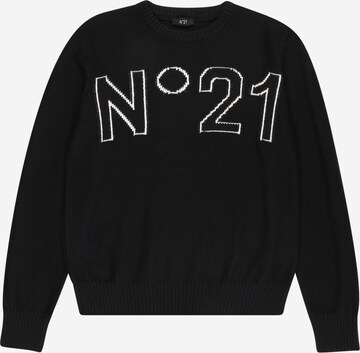 N°21 Sweater in Black: front