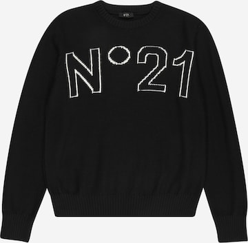 N°21 Sweater in Black: front