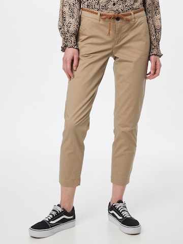 ONLY Regular Chino 'Evelyn' in Beige: voorkant
