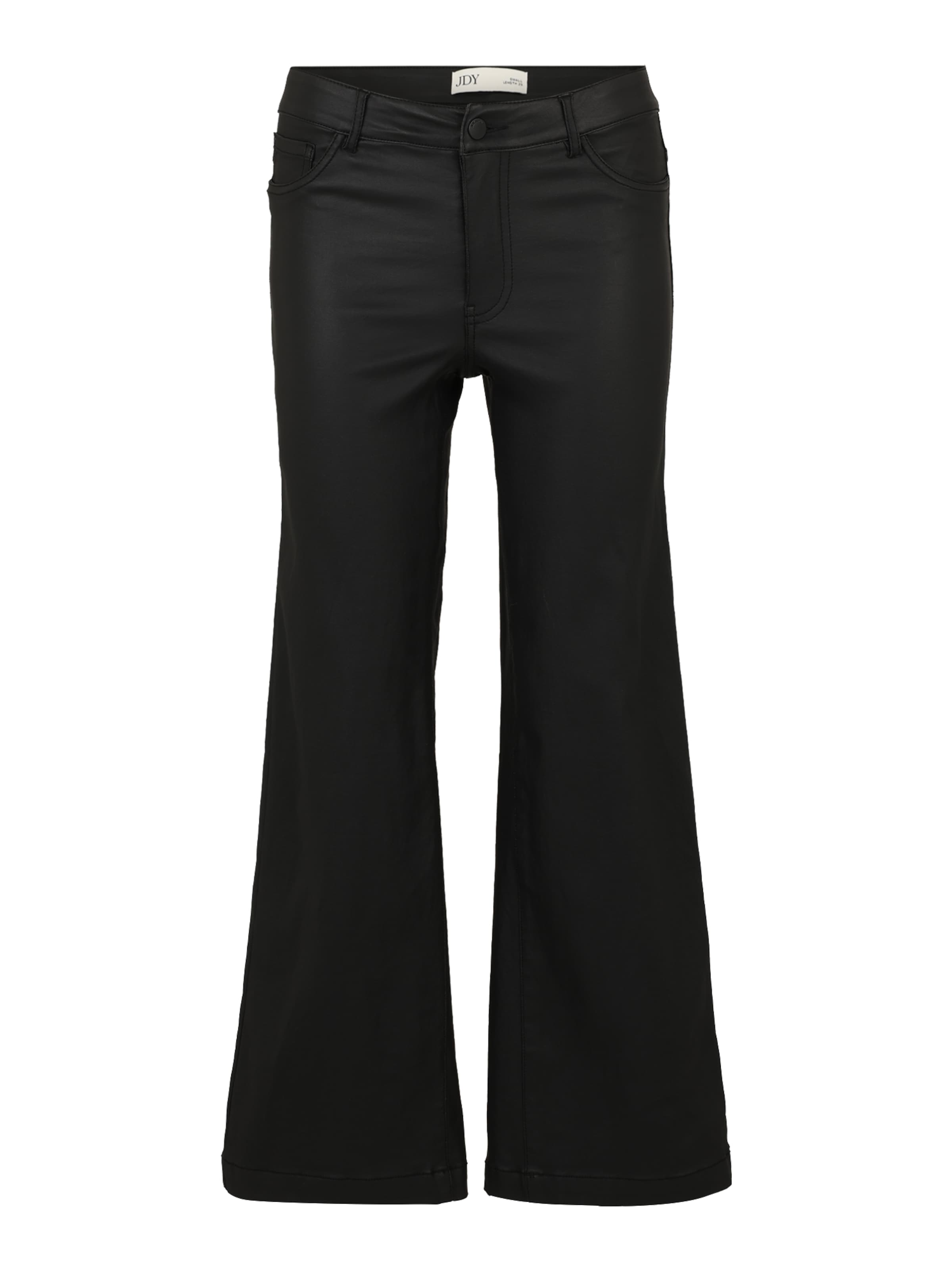 JDY Petite Wide Leg Hose 'JDYTHUNDER' in Schwarz: Vorderseite
