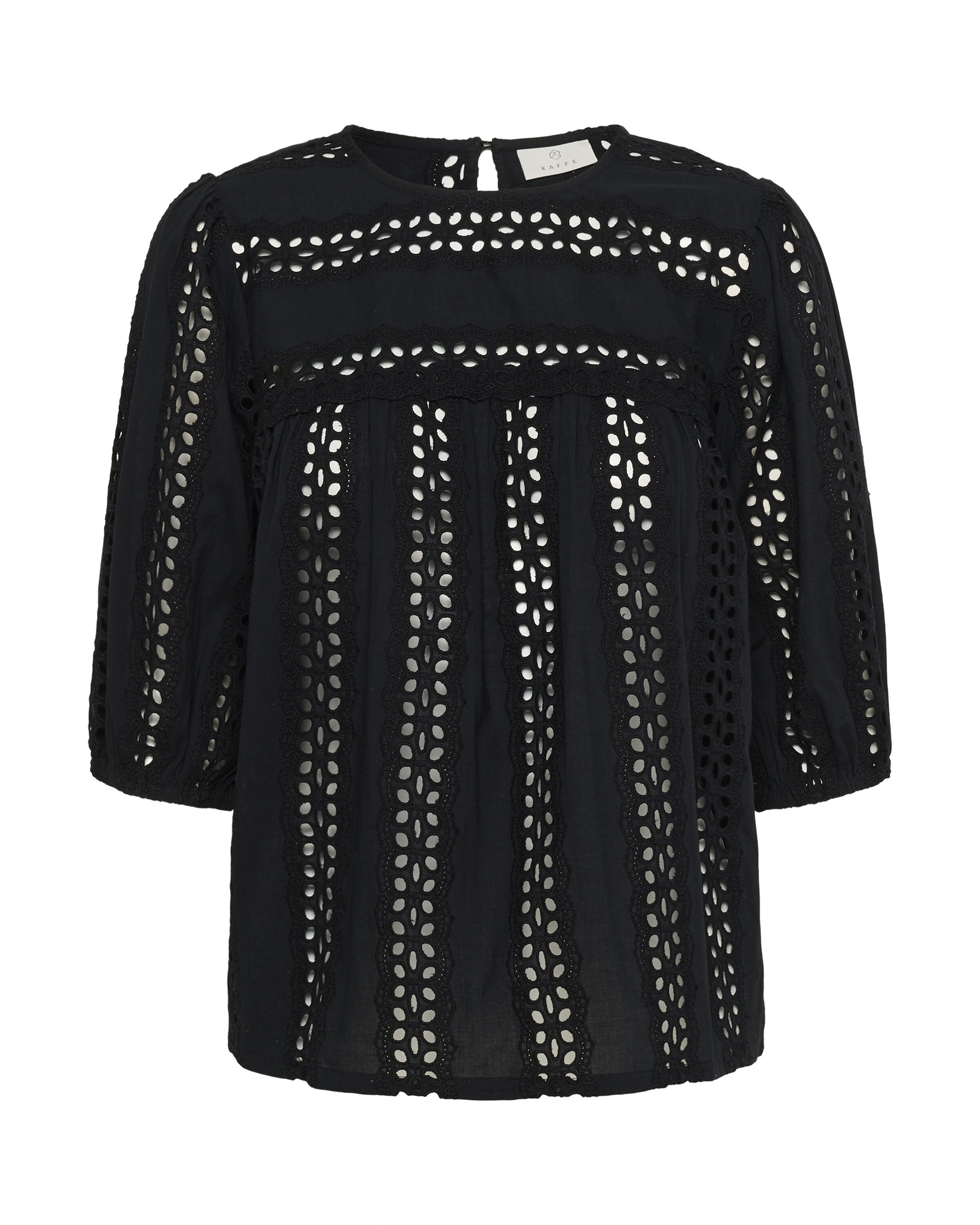 Kaffe Blouse in Zwart: voorkant