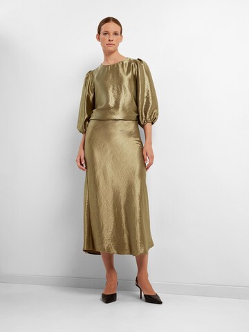 SELECTED FEMME Skirt in Gold