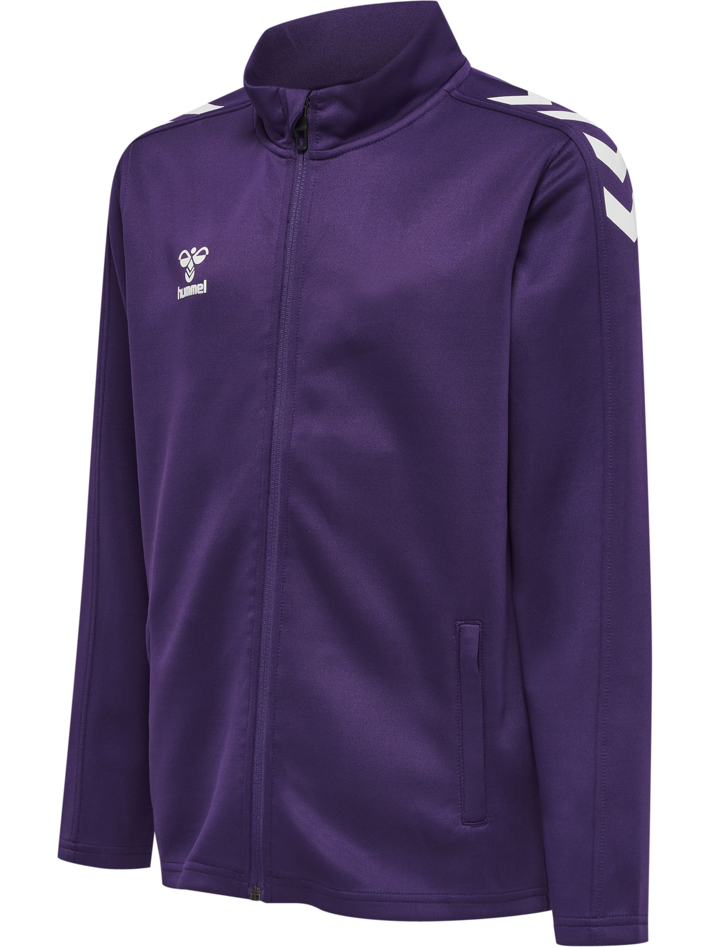 Kinder Teens (Gr. 140-176) Hummel Sportsweatjacke in Dunkellila - ZG42922 Kinder Teens (Gr. 140-176) Hummel Sportsweatjacke in Dunkellila - ZG42922