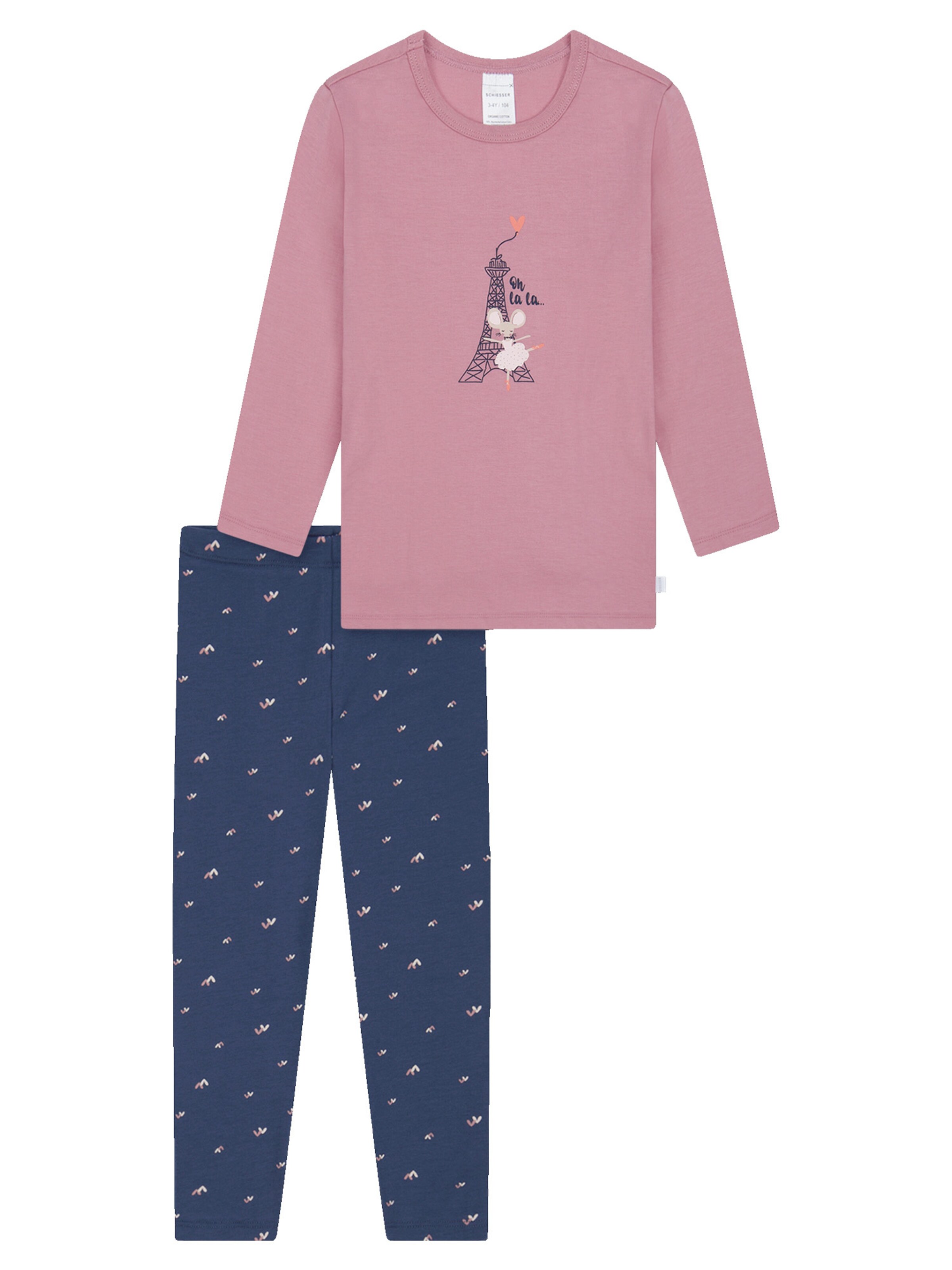 Pyjama 'Nightwear' SCHIESSER en bleu : devant