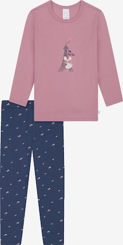 SCHIESSER Pajamas 'Nightwear' in Blue: front