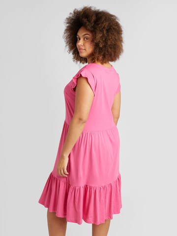 Robe 'MAY' ONLY Carmakoma en rose