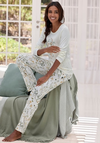 LASCANA Pyjama in Beige