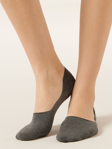 CALZEDONIA Ankle Socks in Grey