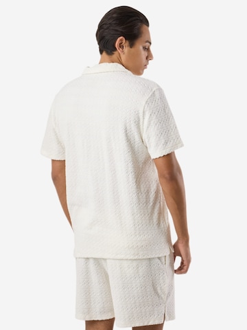Fit confort Chemise 'Resort' Denim Factory en blanc