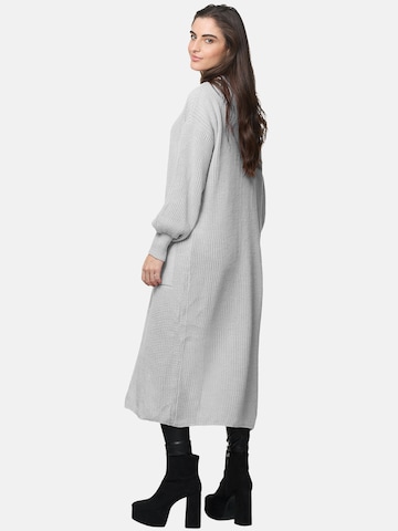 Elara Gebreide mantel in Grijs
