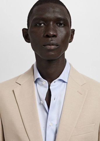 MANGO MAN Regular fit Suit Jacket 'Milan' in Beige