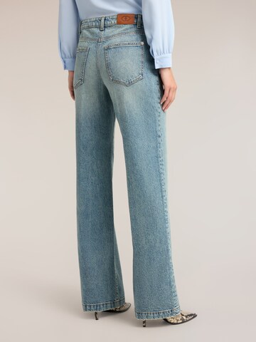 MOTIVI Wide leg Jeans in Blauw