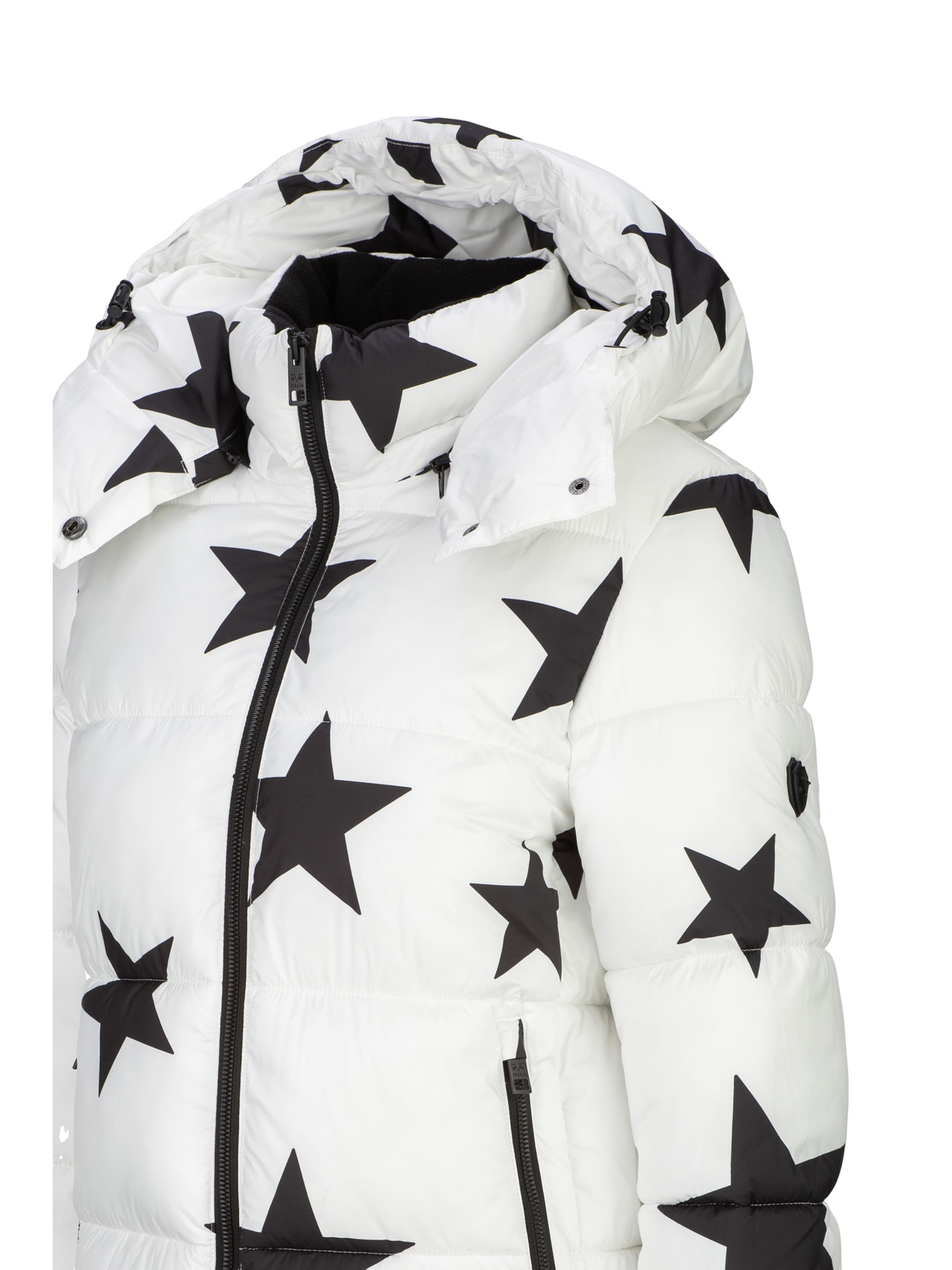 Veste d’hiver 'Grazia Wintersports' 19V69 ITALIA en blanc : devant