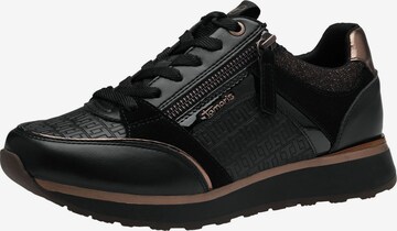 TAMARIS Sneakers laag in Zwart: voorkant