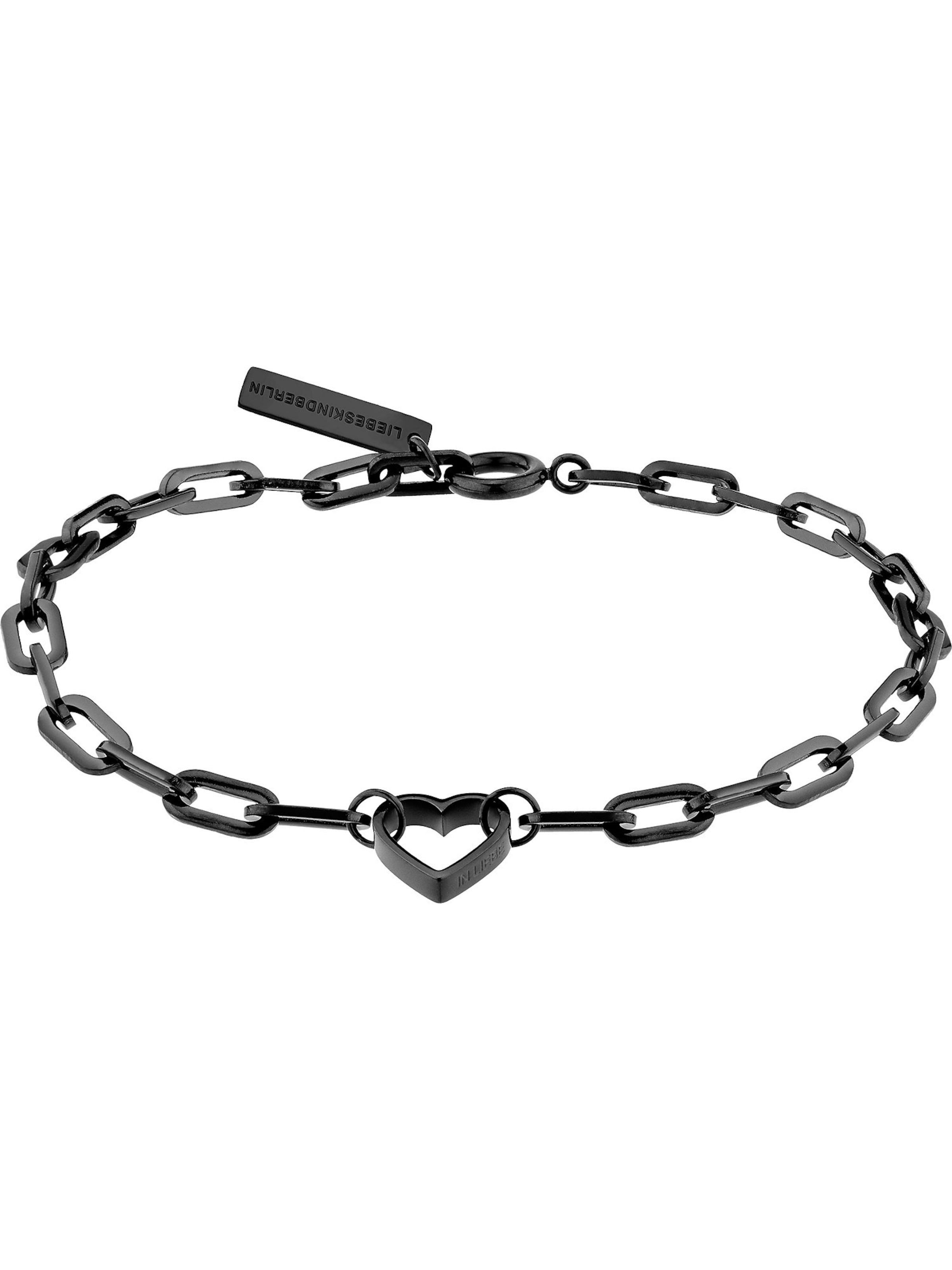 Bracelet Liebeskind Berlin en noir : devant