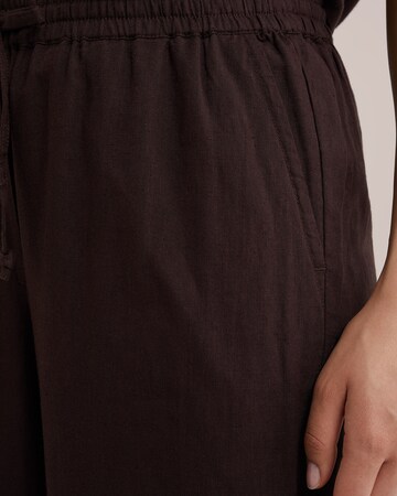 Wide Leg Pantalon WE Fashion en marron