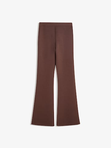 Bershka Flared Nadrág - barna