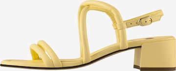 Högl Strap Sandals 'CHARLIZE' in Yellow: front