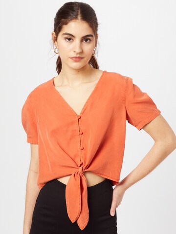 VILA Bluse 'Mira' in Orange: predná strana