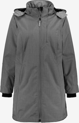 Ulla Popken Performance Jacket in Grey: front