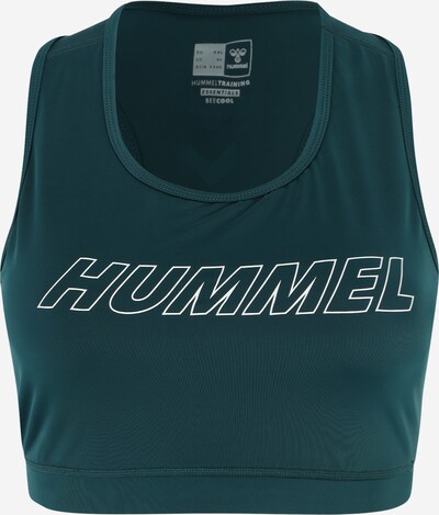 Hummel Sports-BH i smaragd / hvid, Produktvisning