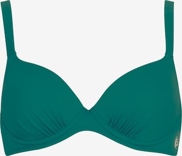 Hauts de bikini OLYMPIA en vert : devant