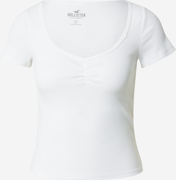 HOLLISTER Koszulka w kolorze biały: przód