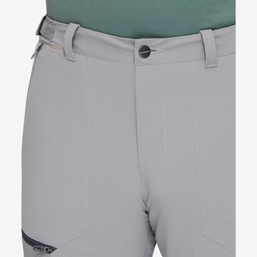 MAMMUT Slimfit Outdoorhose 'Runbold' in Grau