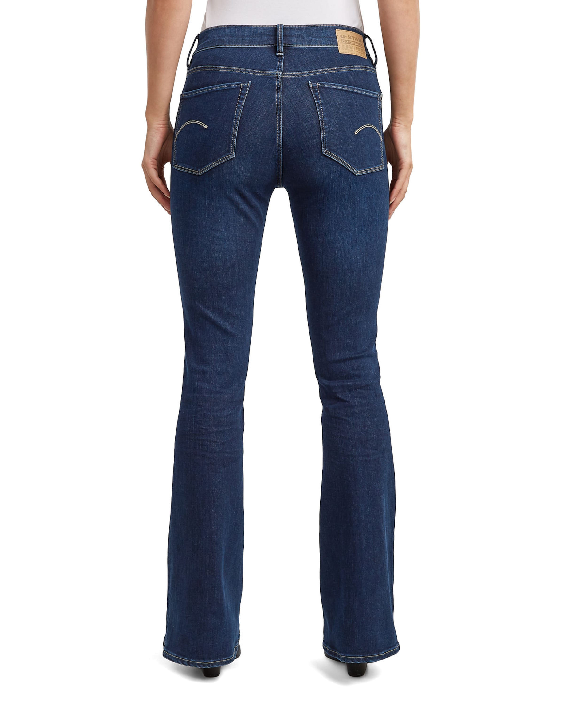 G-STAR Flared Jeans '3301' in Blauw
