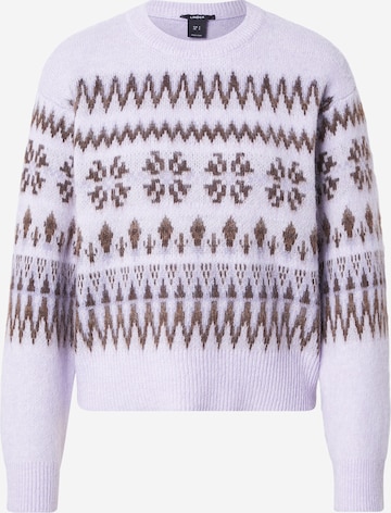 purpurinė Lindex Megztinis 'Janina': priekis