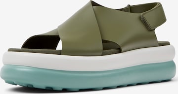 CAMPER Sandal 'Pelotas Flota Up' in Green: front
