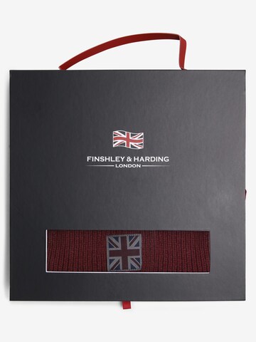 Finshley & Harding London Schal und Mütze ' ' in Rot
