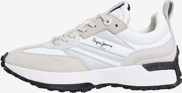 Sneaker low 'Lucky Top' de la Pepe Jeans pe alb: față