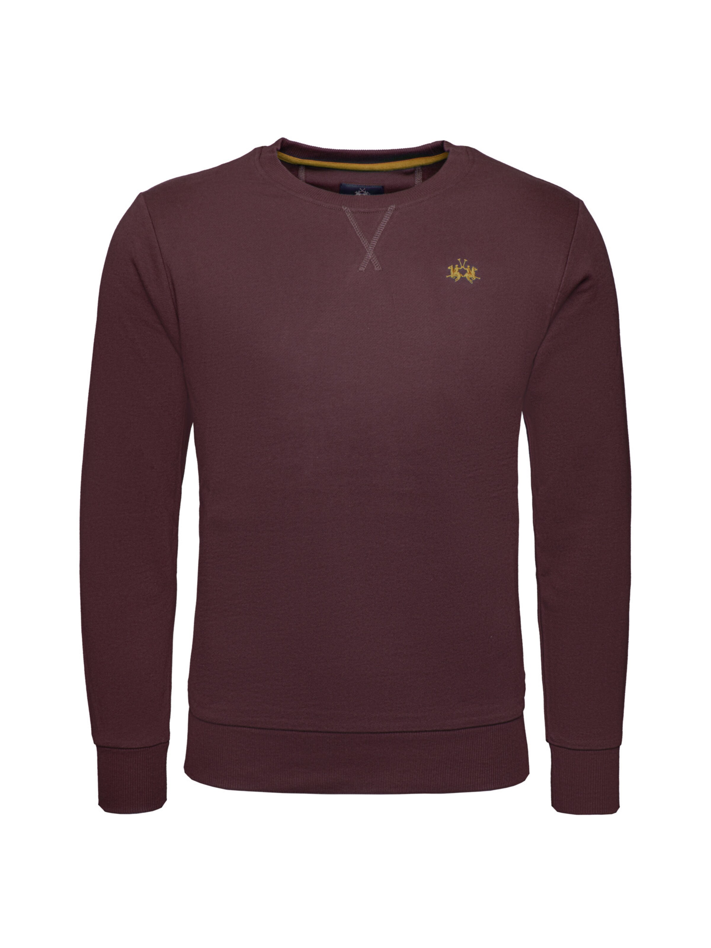 Felpa di La Martina in rosso: frontale