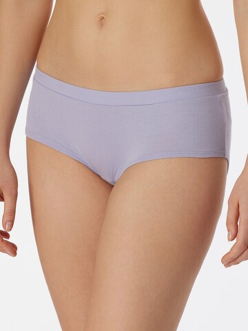 SCHIESSER Boyshorts in Purple: front