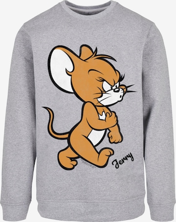 Sweat-shirt 'Tom & Jerry - Angry Mouse' ABSOLUTE CULT en gris : devant
