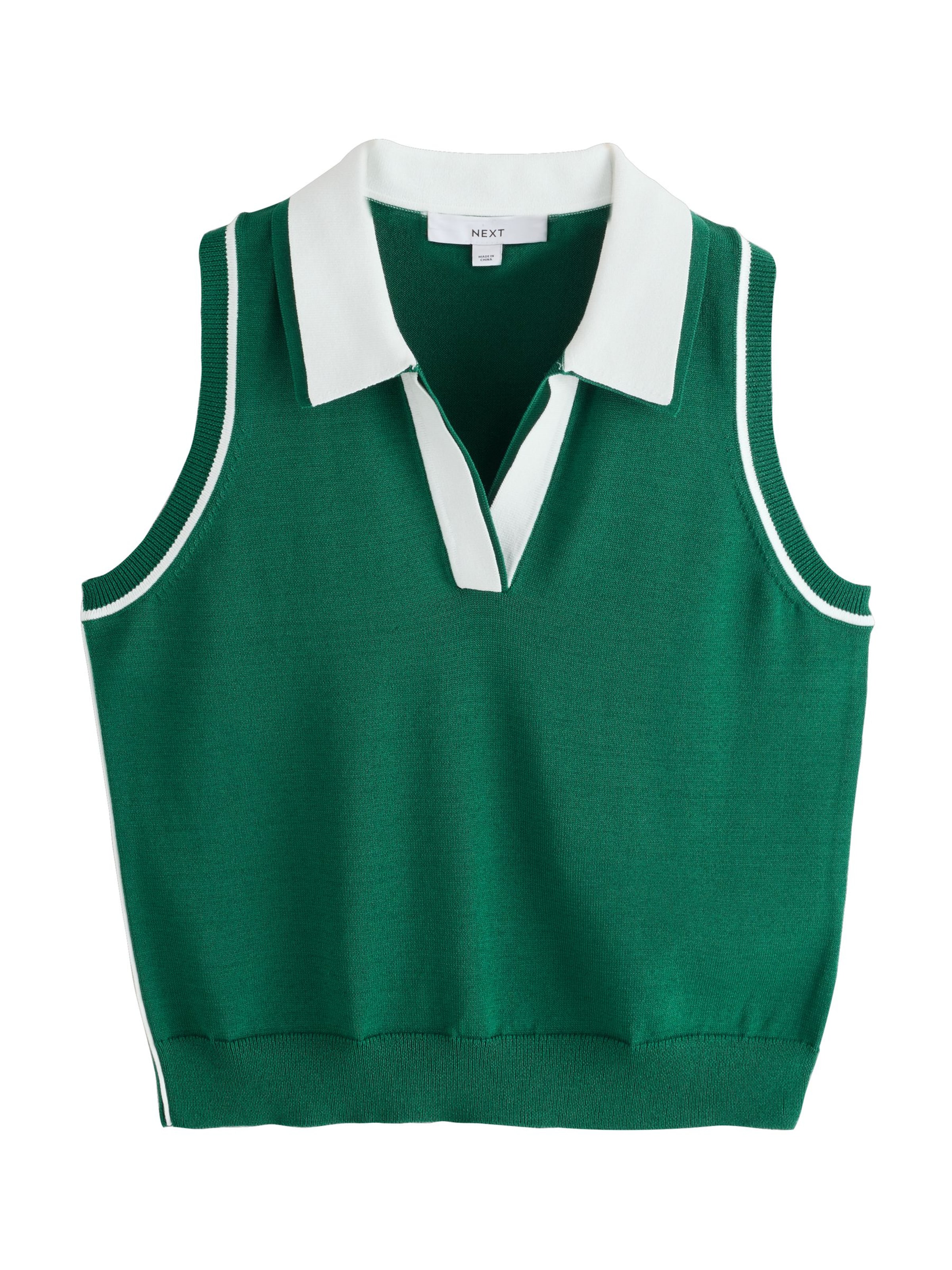 Next Stricktop in Grün: Vorderseite
